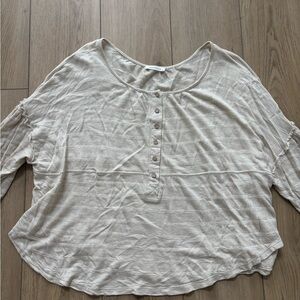 Neuflora Button-Up Long Sleeve Top